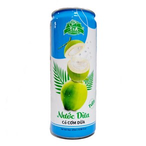 베트남 코코넛 쥬스 NUOC DUA 코코넛 워터, 325ml, 1개