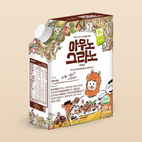 아우노 그라노 카카오 그래놀라 씨리얼 대용량, (대용량) 330g, 1개, 330g