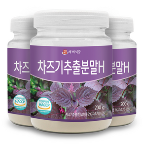 백세식품 차즈기 추출분말 200g HACCP 인증제품, 3개