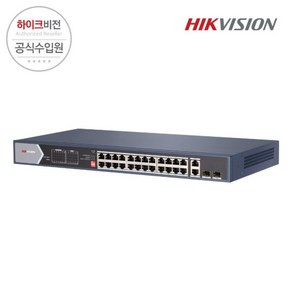 하이크비전 HIKVISION DS-3E0528HP-E 기가비트 POE 24포트 SFP 2포트 UP 2포트 POE 광 스위치허브, 1개