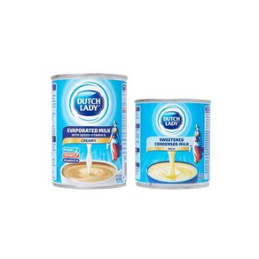 더치레이디 DUTCH LADY 무가당연유(Evaporated milk) 가당연유(Sweetened condensed milk)