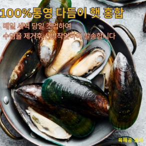 100% 통영 다듬이 햇 홍합 (수염제거후 선별하여 배송), 1개, 통영홍합 4kg