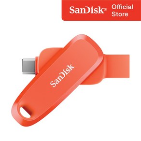 샌디스크 USB 메모리 Phone Dive C타입 OTG 3.2 Gen1 메모리 SDDDC6 오렌지 컬러, 1개, 128GB