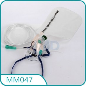 모우메디칼 비재흡입 산소마스크(Oxygen Mask) MM047 성인용, 1개