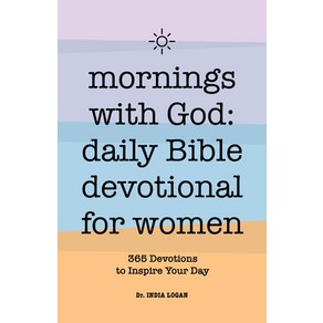 (영문도서) Monings with God: Daily Bible Devotional fo Women: 365 Devotions to Inspie You Day Papeback, Rockidge Pess, English, 9781638787495