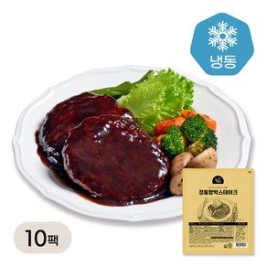 [햇살푸드] 정통함박스테이크 (160g), 10개, 160g