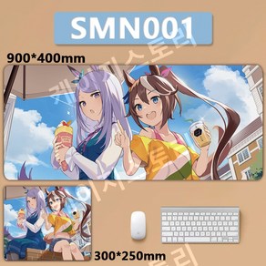 우마무스메 마우스패드 키보드 장패드 다양한 사이즈 두께 모음, 3mm, 300x250mm, A, 1개