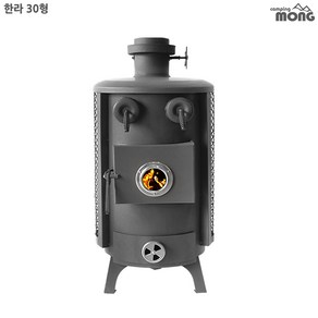 꾸버스 국산 한라 화목난로 30평 3T 고급 장작 나무 화목 캠핑 난로, 한라난로 30형 화목난로