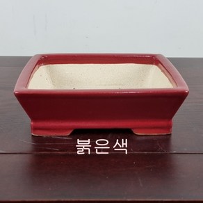 2. 손바닥정원 직사각형 분재화분 승전분, 붉은색