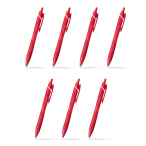유니볼 제트스트림 볼펜 0.5mm(SXN-150-05), 7개, 빨강