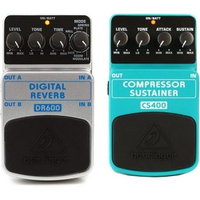 Behinge DR600 DIGITAL REVERB Digital Steeo Reveb Effects Pedal, Reveb + Sustaine Pedal, one option, 1개