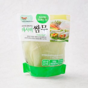 [메가마트]일미 와사비 쌈무 180g, 1개