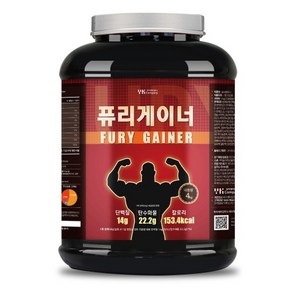 퓨리 게이너 4KG 벌크업 헬스 단백질 보충제, 1개