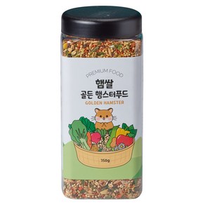 헤라펫 햄쌀 골든햄스터 프리미엄 사료 세척혼합 750g, 1개