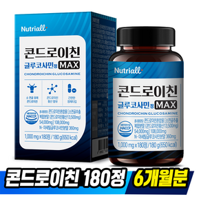 콘드로이친 글루코사민 1000mg x 180정 6개월분, 1개