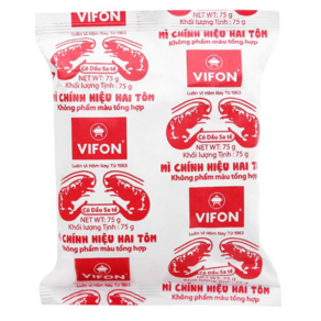 [VIFON] 비폰 새우 쌀국수 베트남 새우 라면 75G X 10봉, 10개