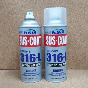 일신 스테인레스 스틸 코팅제 L-316 부식억제 316-L 락카 무광 은색 서스, 실버, 420ml, 1개