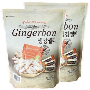 진저본 생강 젤리, 1.4kg, 2개