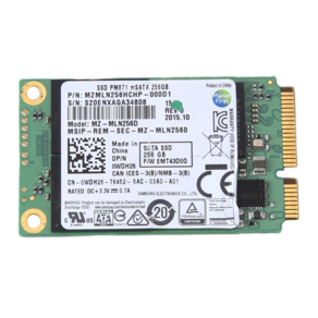 PM871 MSATA SSD 256GB 솔리드 디스크 HDD 데스크탑 노트북 컴퓨터 용 내장 솔리드 스테이트 하드 드라이브 디스크, 무작위 색상