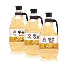 백설 맛술 생강, 1.8L, 3개