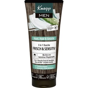 독일 크나이프 Kneipp 남성용 맨 3in1 프레쉬 센서티브 바디워시, 1개, 200ml