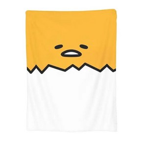 구데타마 헬로 키티 산리오 50주년 한정판 대형 애착 인형 키링 굿즈 Gudetama 계란 담요 플란넬 휴대용 던지기 소파 침실 플러시 얇은 이불 여름, [01] 75x100cm 30x40in, [05] 5, 1개