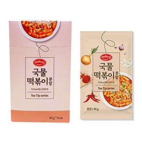 백호식품 델링 티팁 양념 분말 9종, 40g, 6개