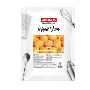 앤드로스 오렌지 리플잼 1kg 2개세트 과일쨈, 2개