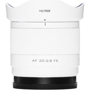 소니 e 마운트용 빌트록스 20mm f2.8 FE 렌즈 EV10 II a7iv a6700 ZVE10L A7C a6400용 화이트 한정판 AF 풀 프레임, 20mm f2.8 FE (White Limited Ed, 1개