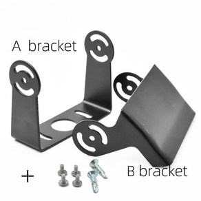 트럭 카메라 브래킷 차량 백업 후방 장착 키트 트레일러 버스 밴 픽업 RV용, [01] A and B backet