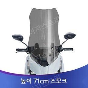 존테스 350D 호환 튜닝 윈드스크린, 스모크 71cm 두께 4mm, 1개