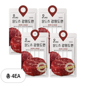 팔도츄 강아지 간식 파우치 12g x 4p, 강원도편, 4개