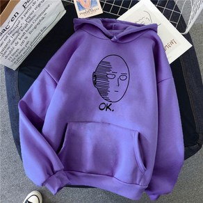 남자 후드 집업 남성 후드티 One Punch Anime Hoodie Men 가을 양모 운동복 스트리트웨어 의류 패션 풀오버 따뜻한 겉옷