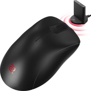 벤큐 BenQ ZOWIE EC2-CW e스포츠용 무선 인체공학 게이밍 마우스 인핸스드 리시버, Black