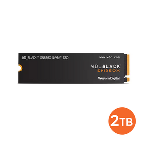 WD_BLACK SN850X M.2 NVME SSD, WD SN850X, 2TB