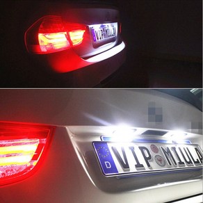 BMW 번호판등 F10 라이센스 램프 X1 X5 X6 LED라이트교체 BMW용품 BMW악세사리, 1개