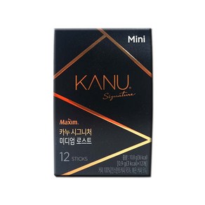 맥심 카누 시그니처 미디엄 로스트 12T, 10.8g, 12개입, 5개