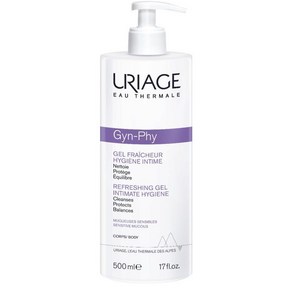 유리아쥬 [유리아쥬] Uiage Gyn-Phy 진피 리프레싱젤 여성청결제 500ml, 1개