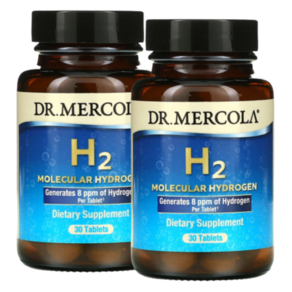 멀티구성 음용 분자 수소 H2 DR MERCOLA 마그네슘 미네랄 하루1정 물에 녹여 음용, 2개, 30정