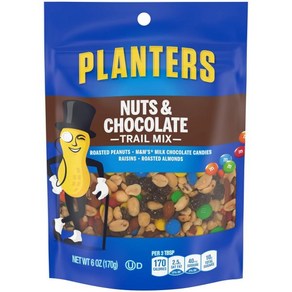 Plantes Nuts & Chocolate M&M's (6 oz Bags Pack of 12) 플랜터스 견과류 및 초콜릿 M&M(6온스 봉지 12팩), 12개