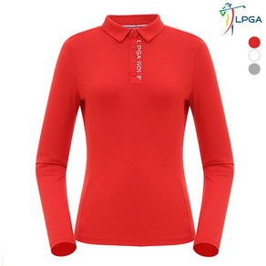 LPGA 여성 앞마이 포인트 제에리 티셔츠 L191TL505P