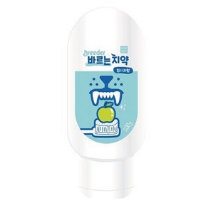 브리더 강아지 고양이 겸용 바르는치약 청사과향 100g, 2개