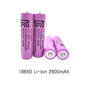 18650배터리 2600mAh 리튬이온충전지 보호회로 건전지, 1개입, 1개