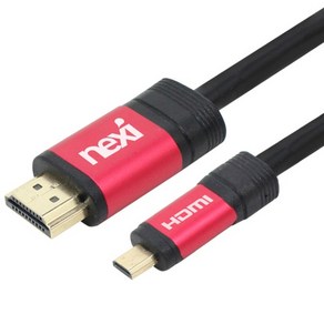 니콘 캐논 소니 HDMI to MicoHDMI 2M 4K 고화질 디카 캠코더 카메라 노트북 연결 선 케이블, 1개