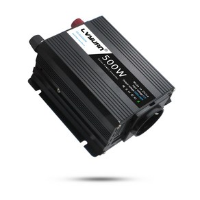 녹원 순수정현파 차량용 시거잭 인버터 12V 지속출력 500W, 1개