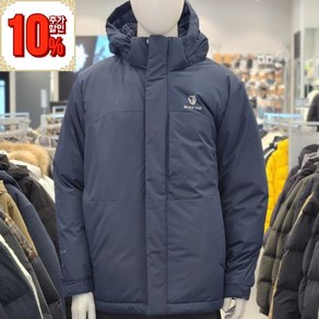 할인가+10%할인 이벤트!! [블랙야크] 실사 남성 퀀텀 후디 다운자켓 NAVY / 1BYPAW4016NA