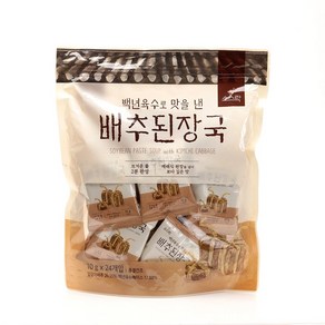 소스락 즉석국 10g x 24 - 백년육수로 맛을 낸 배추된장국 Sauce R.O.K Soup 10g x 24 - Soybeen Paste Soup with Kimchi Cabba, 24개