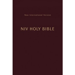 (영문도서) Niv Holy Bible Compact Papeback Bugundy Comfot Pint Papeback, Zondevan, English, 9780310461241