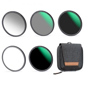 82mm K&F Concept Magnetic 자석 필터 5 Kit GND8+ND8+ND64+ND1000+Magnetic Adapte Ring+Filte Pouch, 67-82mm, 1개