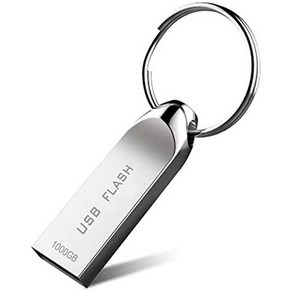 일본직발송 3. Vanlioer USB 메모리 1TB USB 3.0 고속 대용량 메모리스틱 1000GB 실버열쇠고리 USB메모리